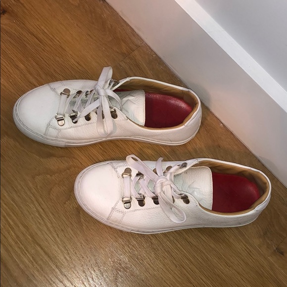 Koio Collective white leather sneakers - Picture 3 of 4
